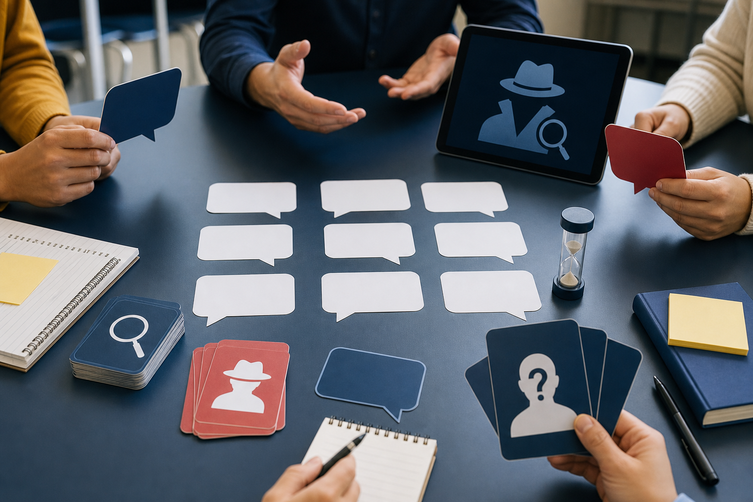 Impostor speaking game preview for Basic English Course 2
