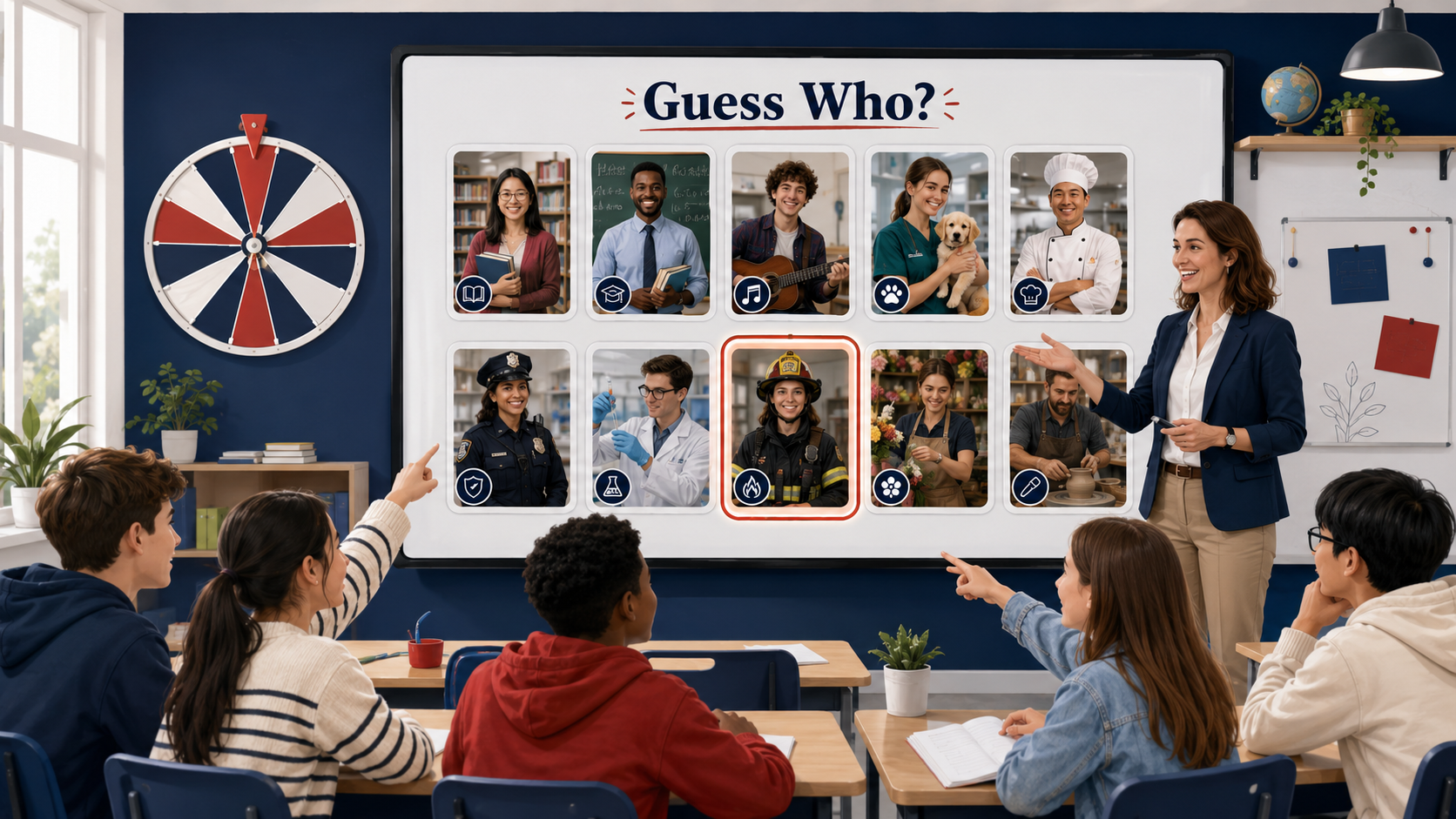 Guess Who professions classroom game