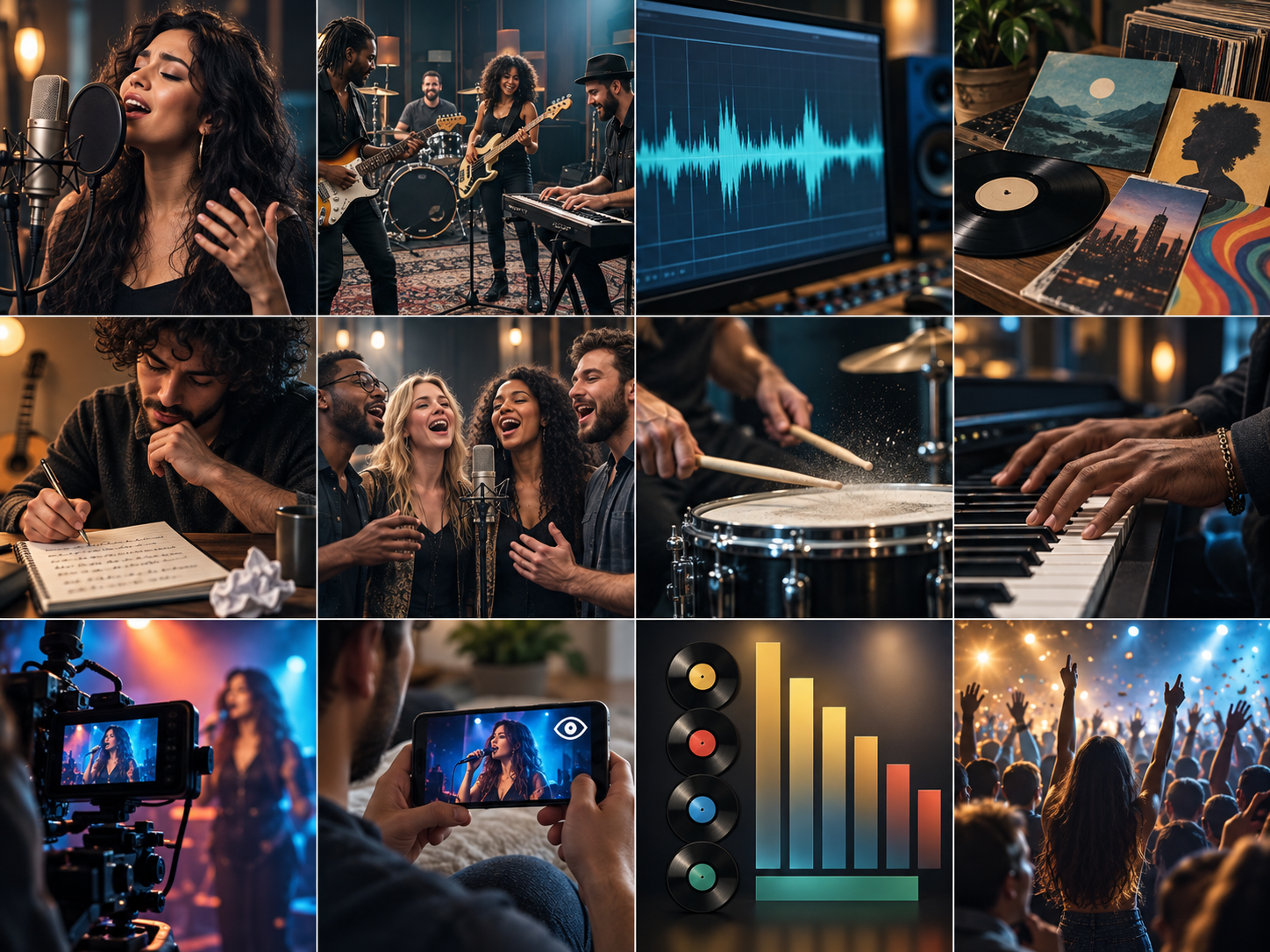 Artist in music and media