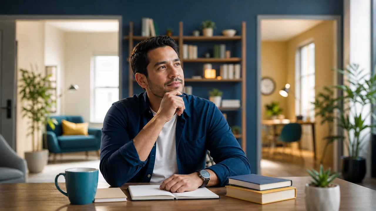 Adult learner reflecting on goals and difficult choices