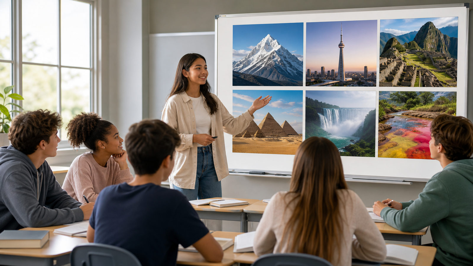 The Most Amazing Wonder Presentation activity