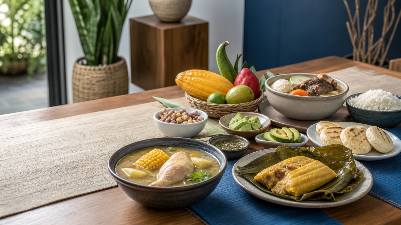 Colombian traditional dishes for the Intermediate Course 1 Final Writing Task