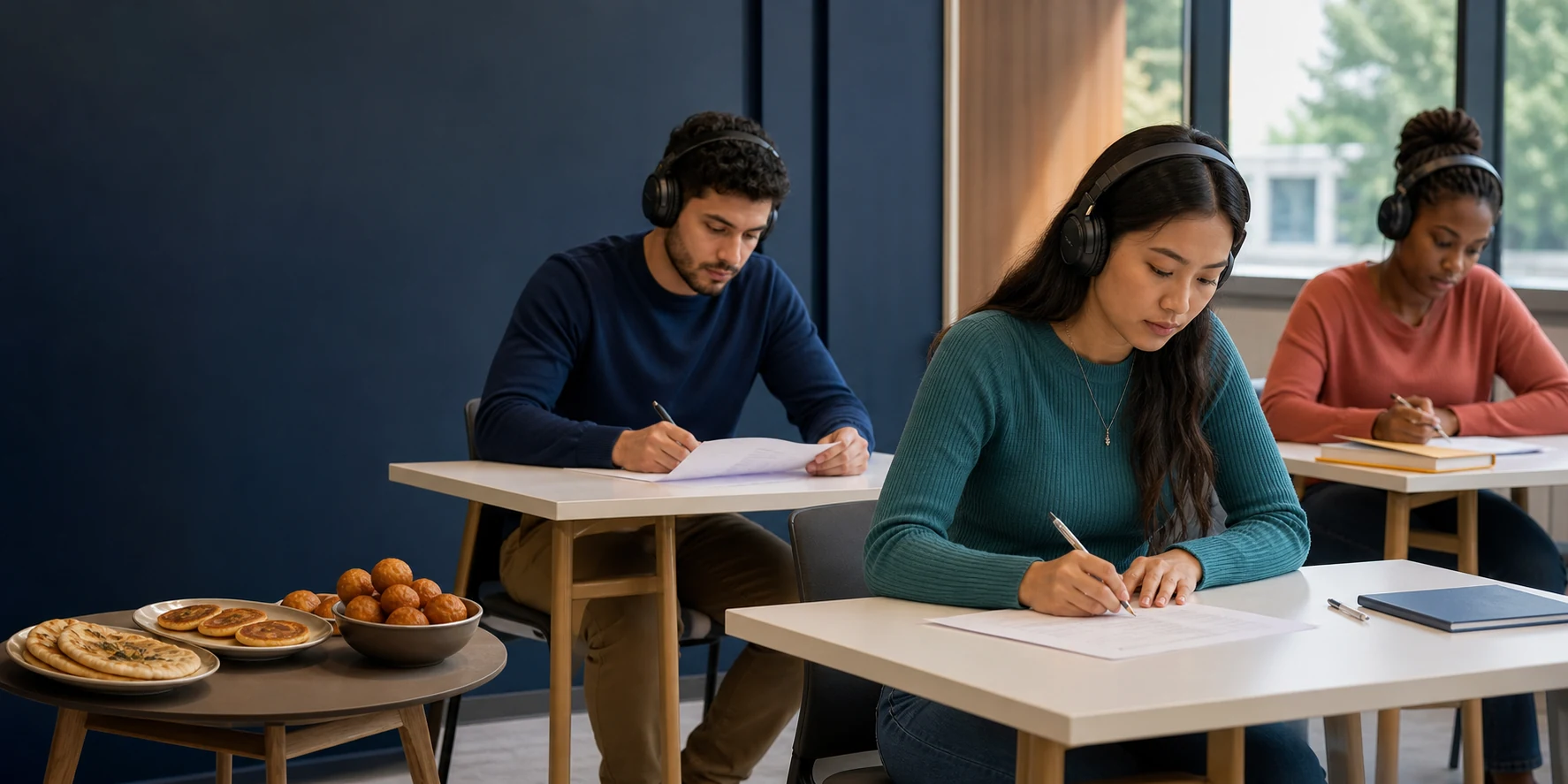 Intermediate English evaluations and mock exams