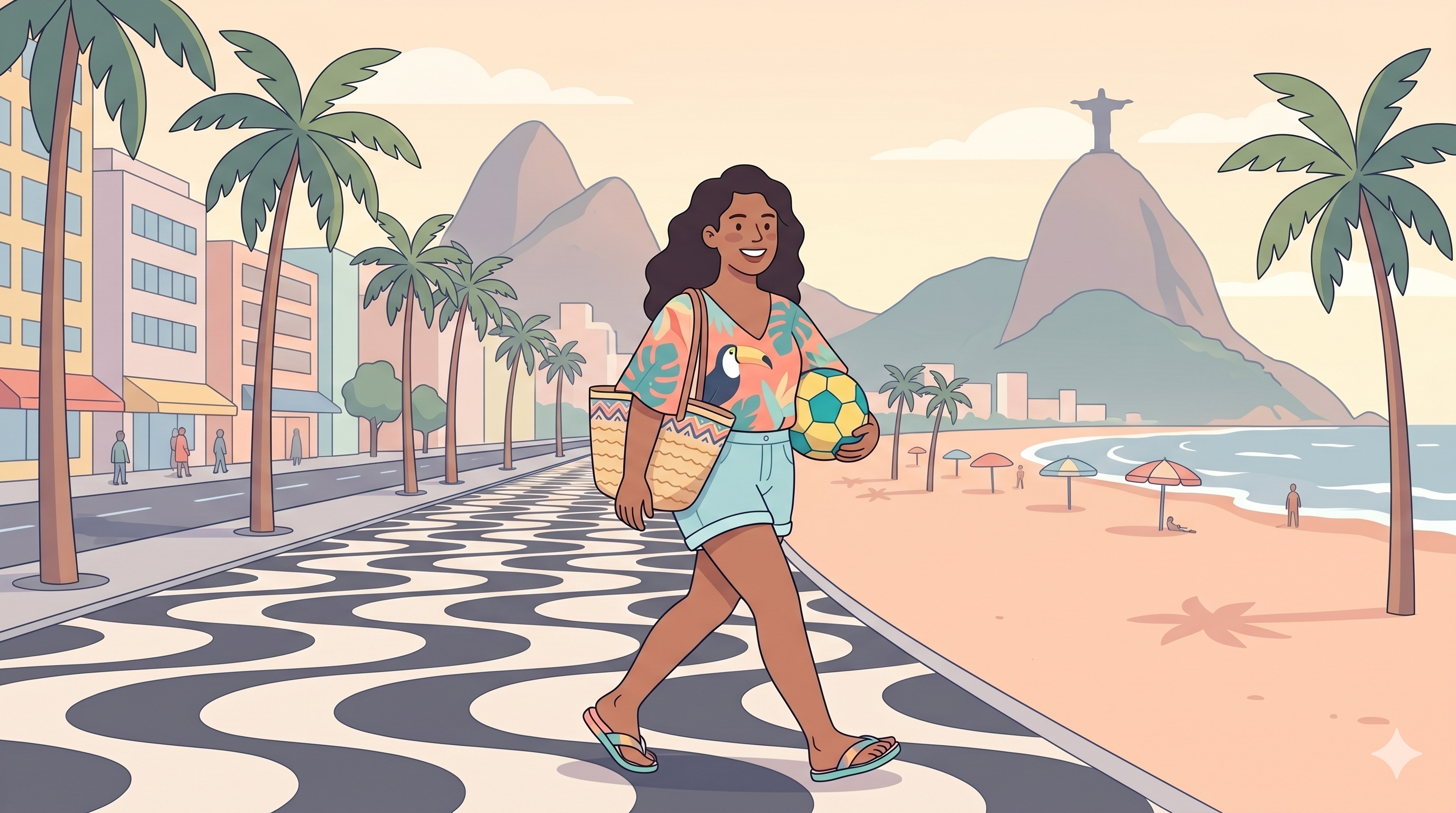 Rio local stereotype illustration