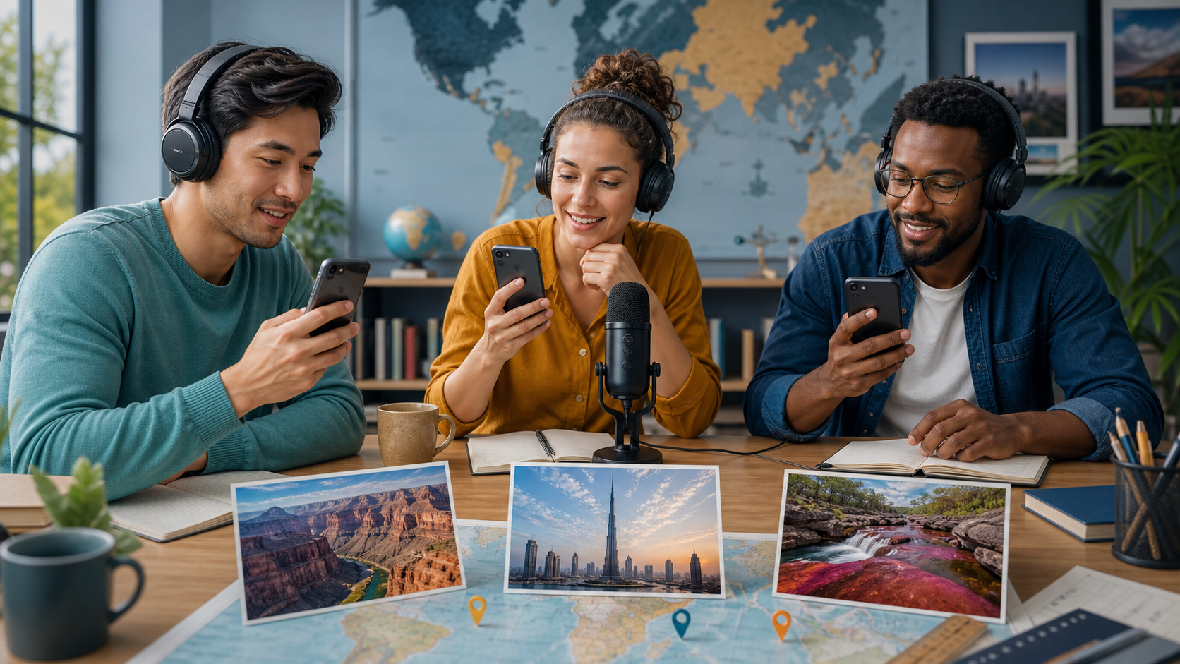 Three Travelers One Wonder listening workshop
