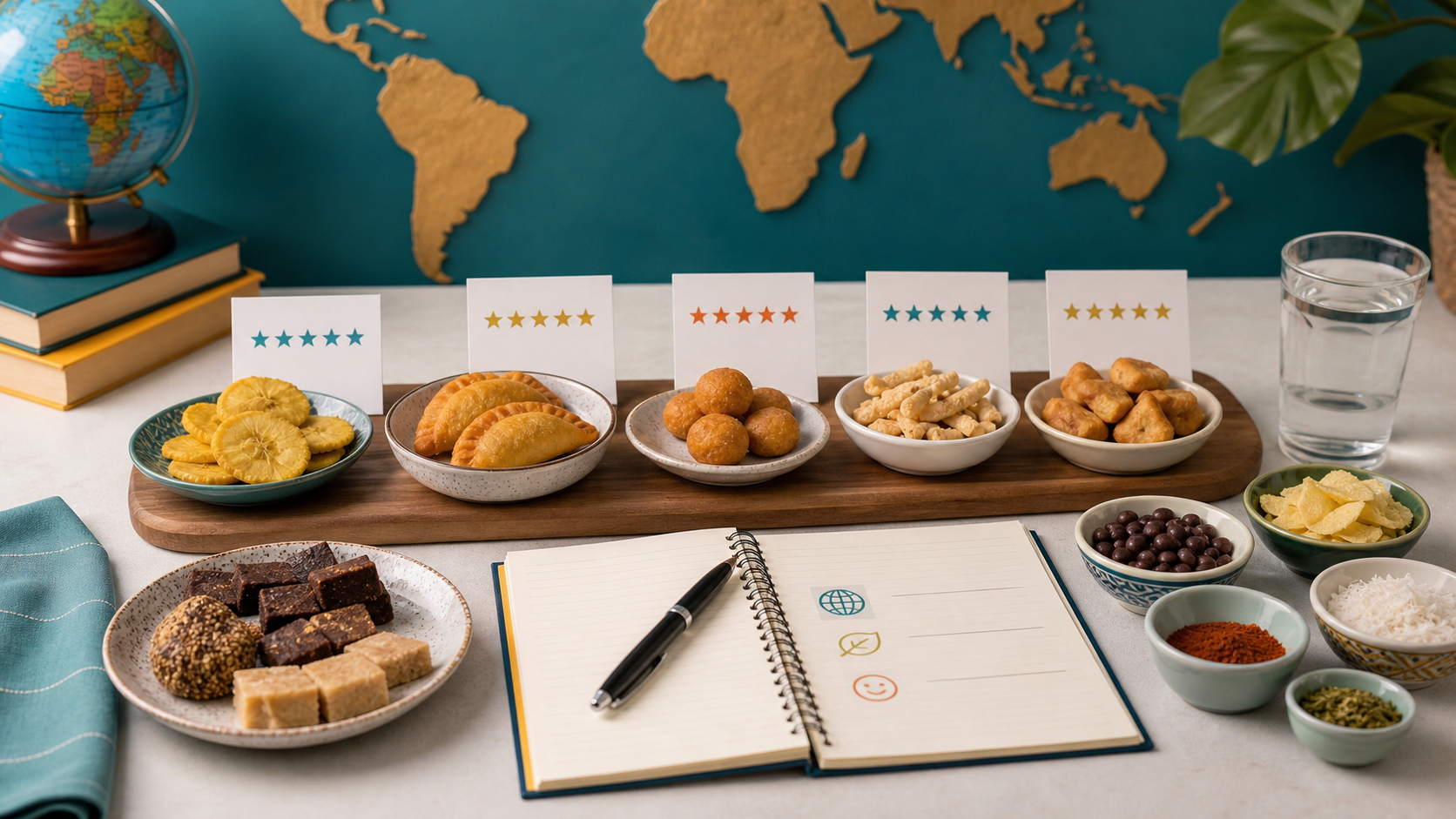 Global Snack Review writing workshop