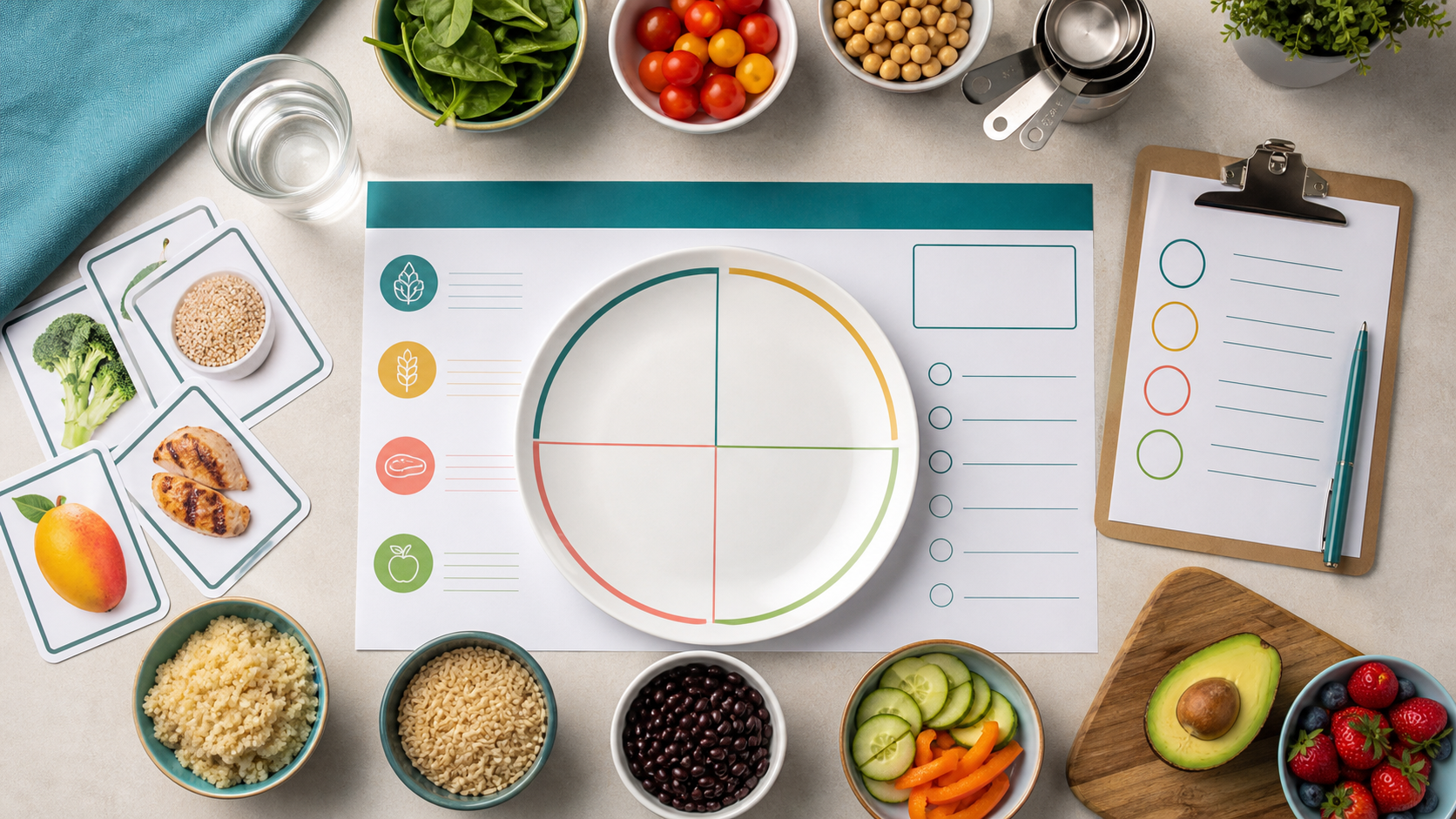 Healthy Dinner Planner writing workshop
