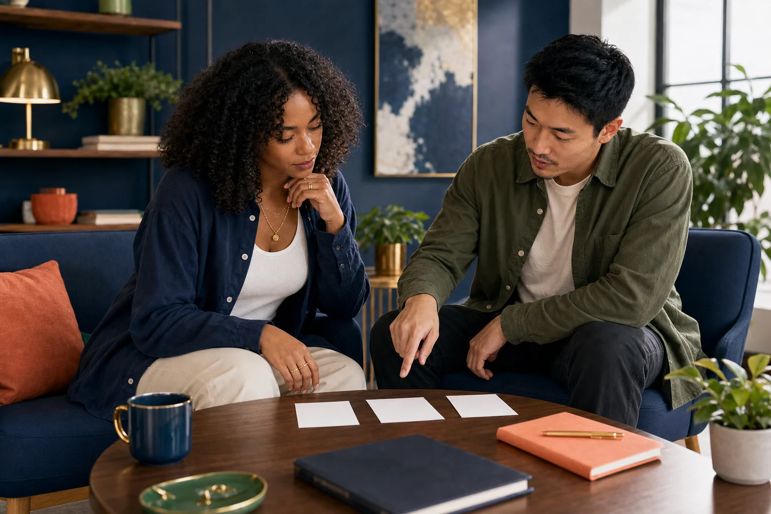 Olivia and Marcus considering three practical scheduling options