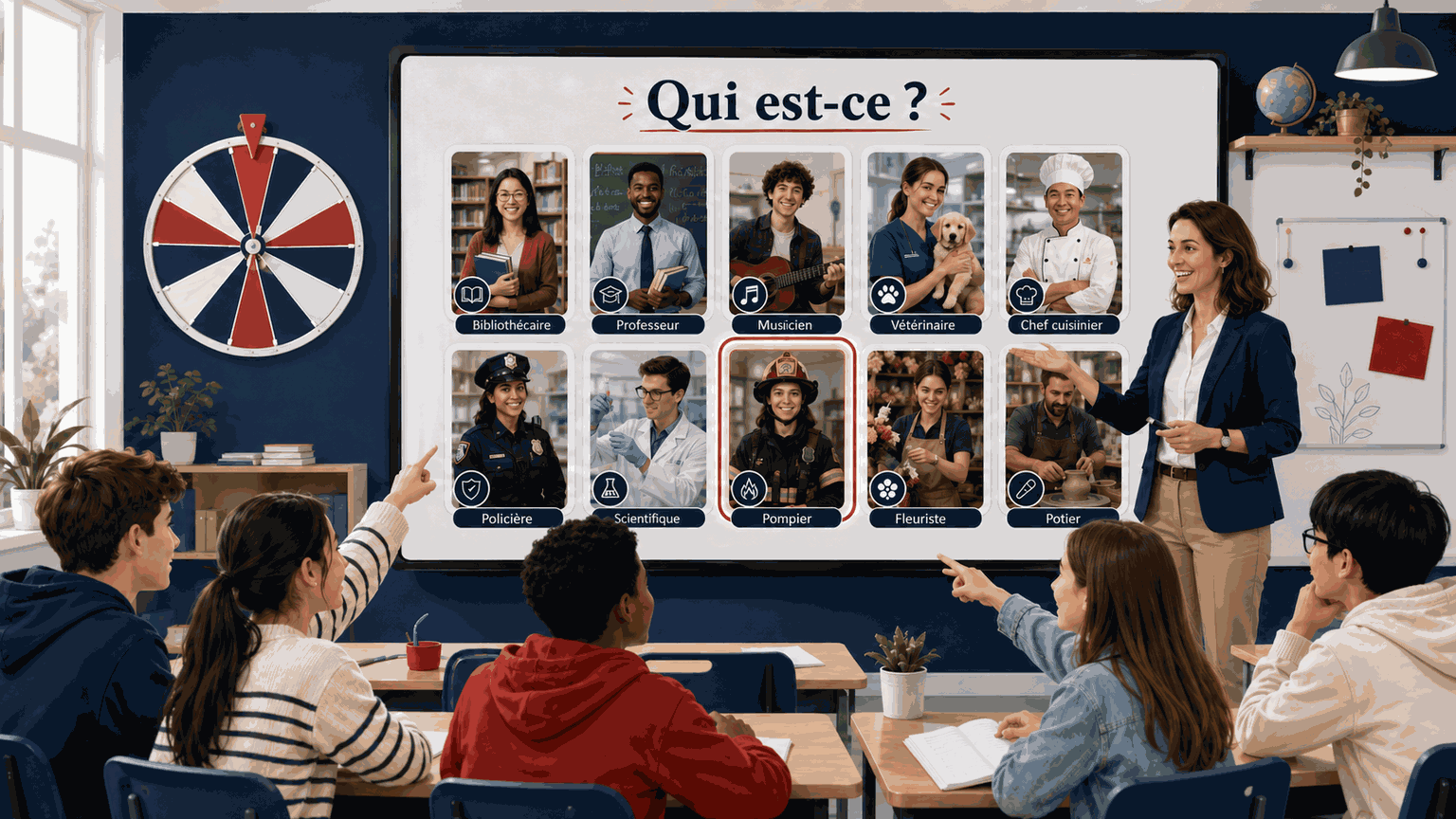 Activité Qui est-ce en classe