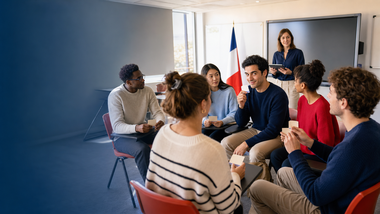 Jeu de l'Imposteur A1 avec vocabulaire par unités