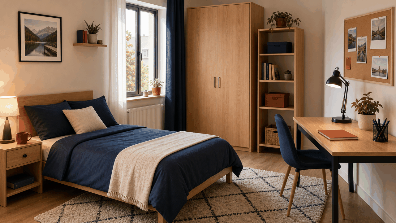 Chambre confortable pour production guidée
