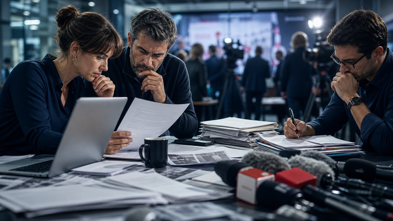 Discussion sur un scandale public
