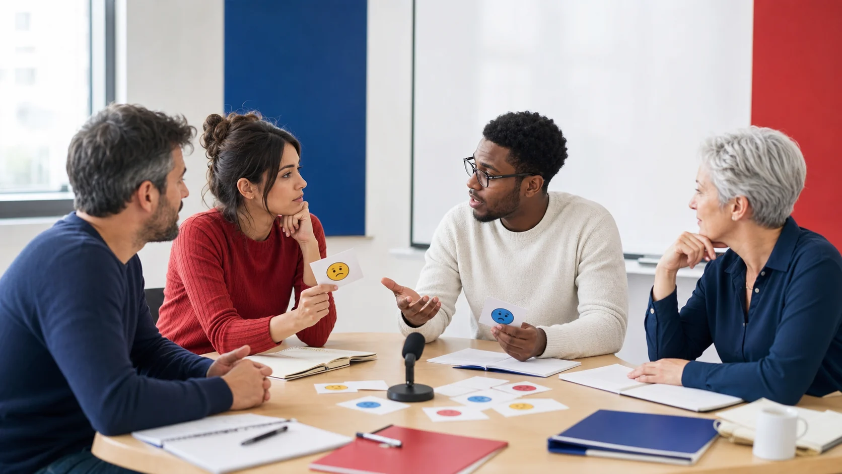 Apprenants adultes exprimant des réactions au subjonctif passé