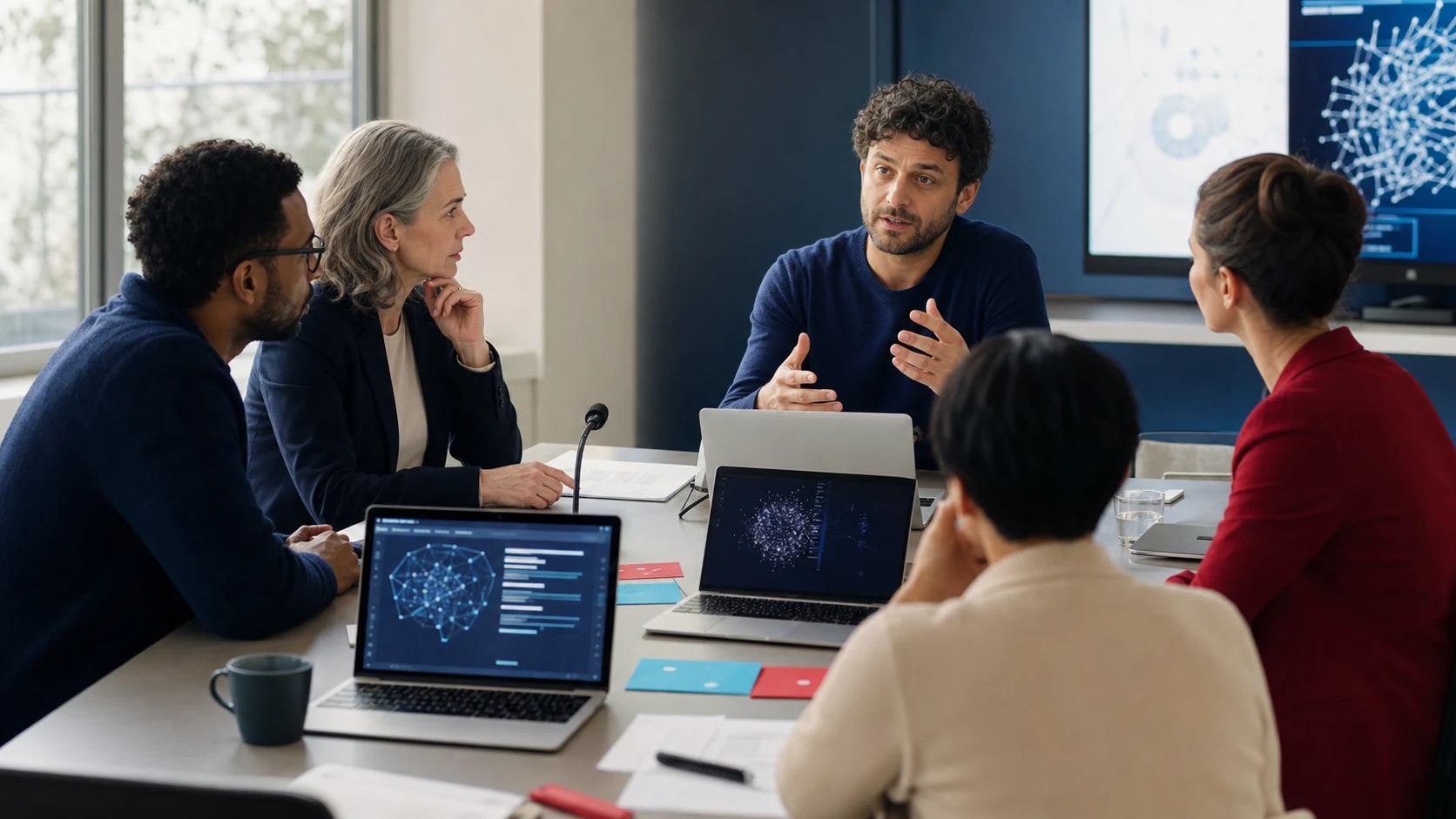 Comité adulte discutant de l'intelligence artificielle responsable