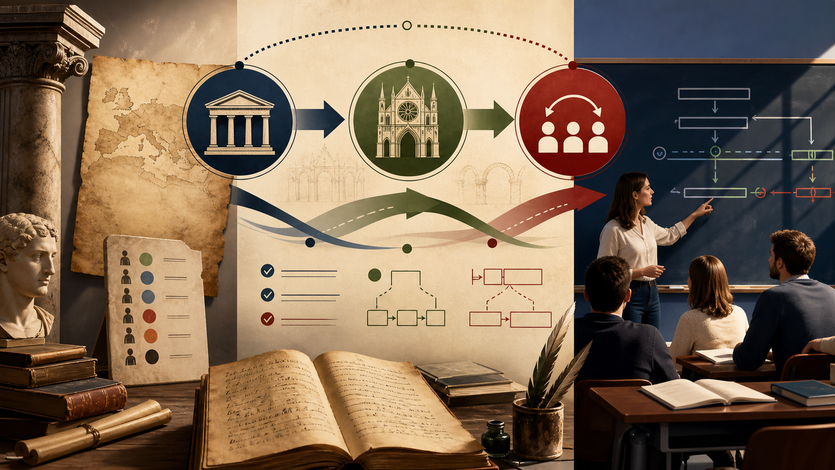 Évolution historique de la grammaire française, du latin au français moderne